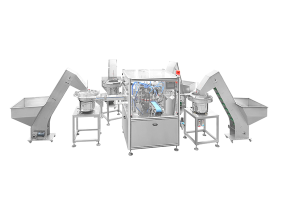 Four-Component Bottle Cap Assembly Machine