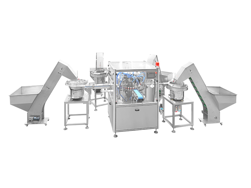 Four-Component Bottle Cap Assembly Machine